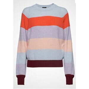 Stine Goya Magdalena Sweater Striped Wool Blend Womens Medium